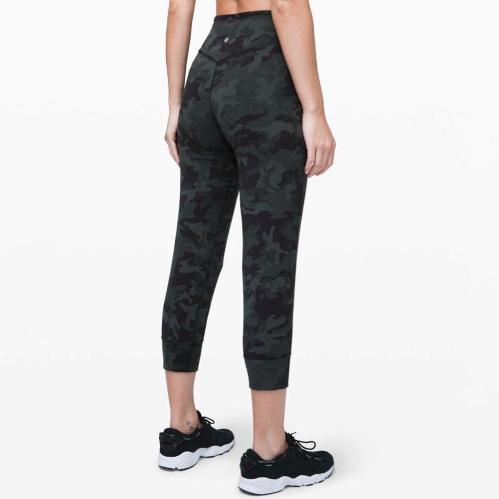 Lululemon | Align Jogger Crop 23" Incognito Multi Camo Gator Green Size 4